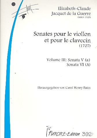 Sonates nos.5+6 pour le violon et