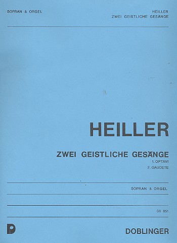 2 geistliche Gesänge für Sopran