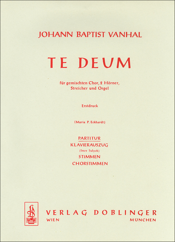 TE DEUM FUER GEM CHOR, 2 HOERNER