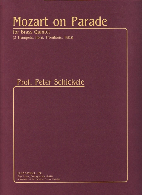 Mozart on Parade for brass quintet