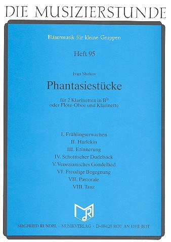 Fantasiestücke für 2 Klarinetten