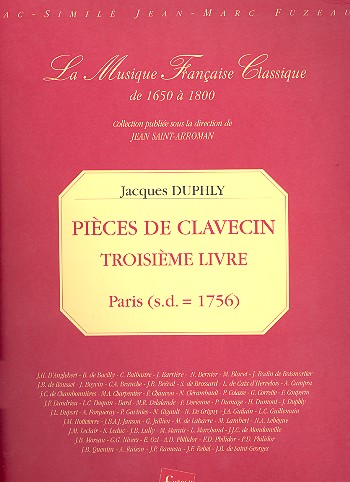 Pièces de clavecin vol.3 Faksimile