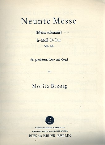 Messe h-Moll Nr.9 op.44 für