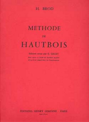 Méthode de hautbois