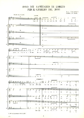 Inno ufficiale del giubileo e