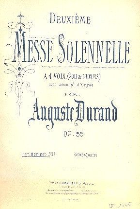 Messe solennelle no.2 op.55