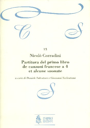 Partitura del primo libro de canzoni