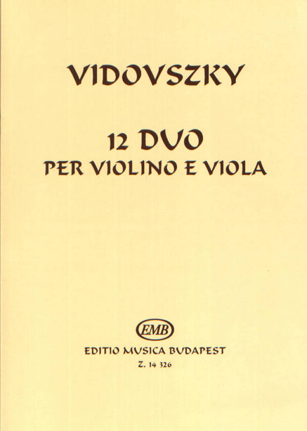 12 DUO PER VIOLINO E VIOLA