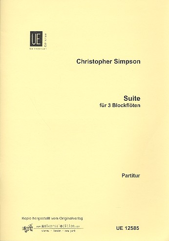 Suite for 3 recorders (SSAt/SST)