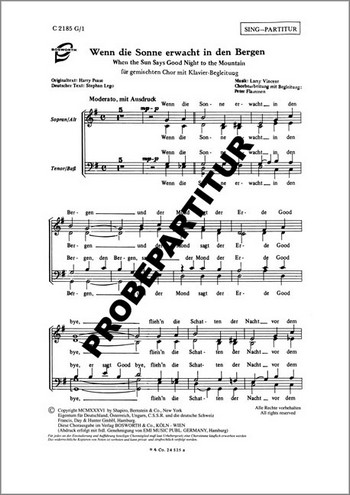 Wenn die Sonne erwacht in den Bergen