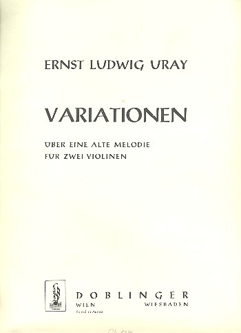 VARIATIONEN UEBER EINE ALTE MELODIE