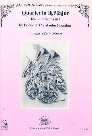 Quartet B flat major for 4 horns in F