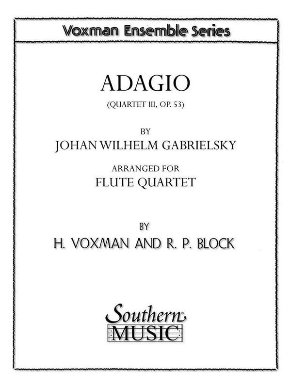 Adagio for flute quartet