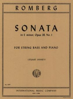 Sonata E MIno. op.38,1
