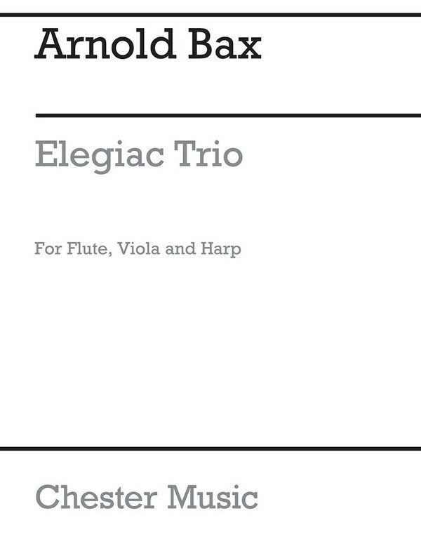 Elegiac Trio for flute, viola and harp