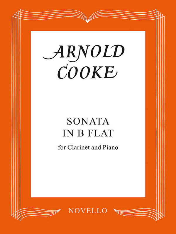 Sonata b flat major for clarinet