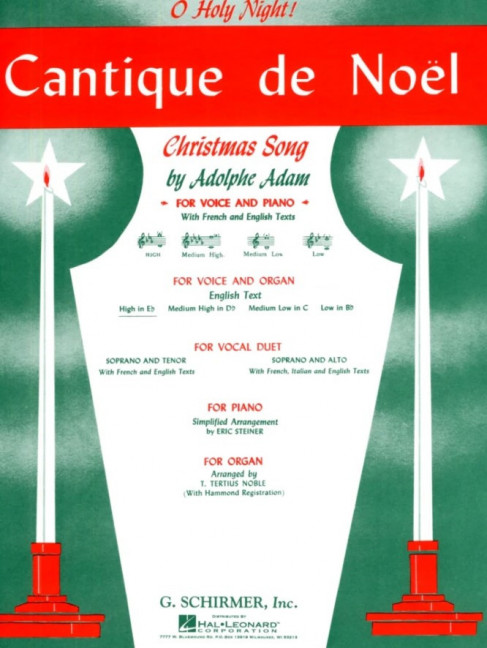 Cantique de Noel e flat major