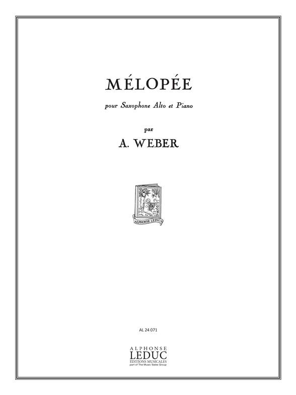 Mélopée pour saxophone