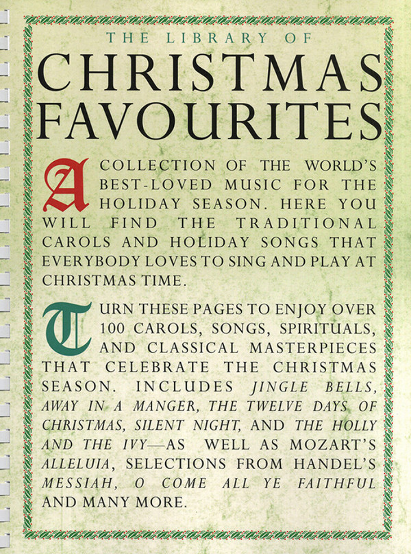 Christmas Favourites for piano