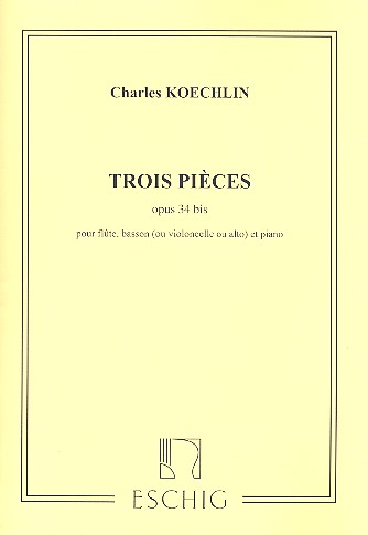 3 pieces op.34bis pour flûte,