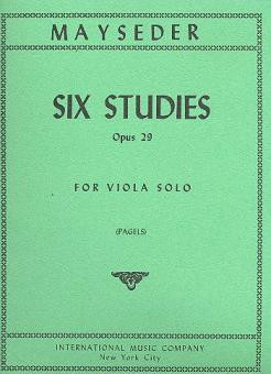 6 Studies op.29