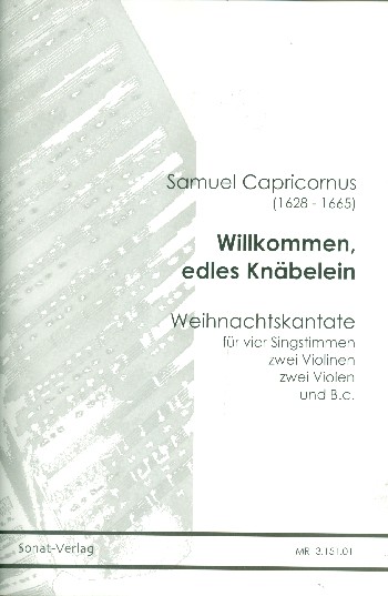 Willkommen edles Knäblein