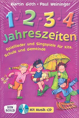 1 2 3 4 Jahreszeiten (+CD) Spiellieder und