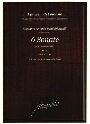 6 Sonaten op.4 für Violine und Bc