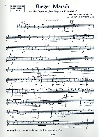 Fliegermarsch für Akkordeonorchester