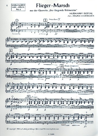 Fliegermarsch . für Akkordeonorchester