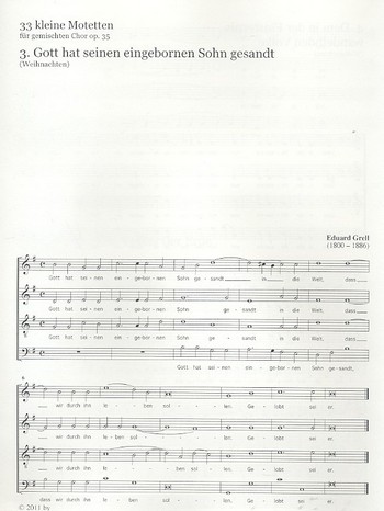 Gott hat seinen eingebornen Sohn gesandt