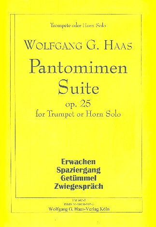 Pantomimen Suite op.25 für Trompete (Horn)