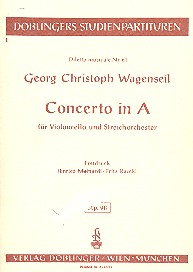 Wagenseil, Concerto A-Dur für Violoncello