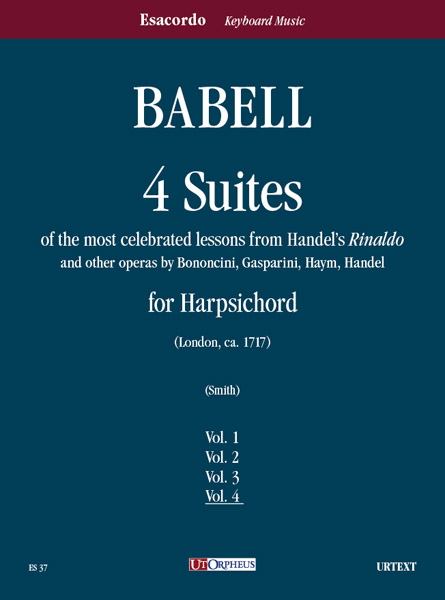 4 Suites of the most celibrated lessons from Händel's Ronaldo vol.4