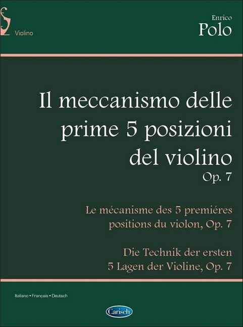 Meccanismo delle 5 prime posizioni op. 7