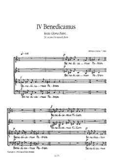 Benedicamus from Gloria Patri