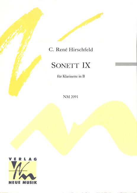Sonett 9 op.42 für Klarinette