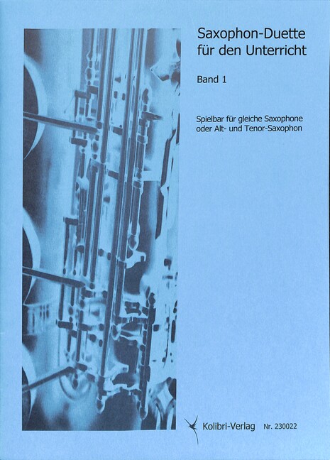 Saxophon-Duette für den Unterricht Band 1