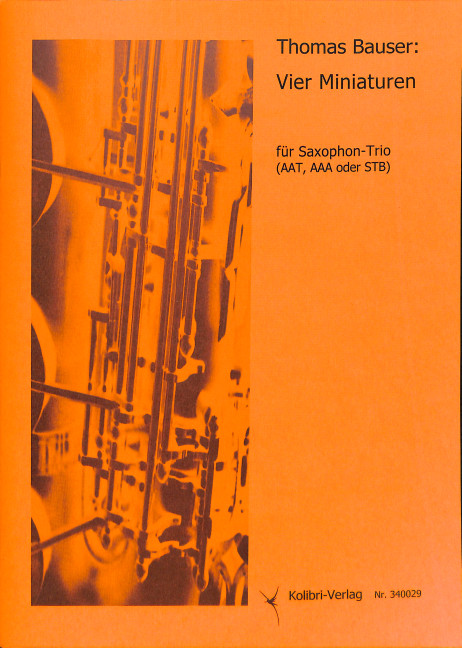 4 Minaturen für 3 Saxophone