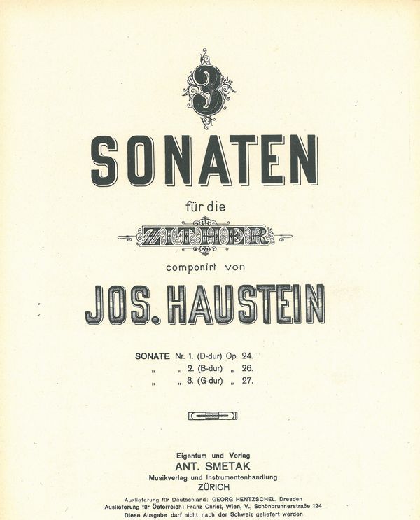 3 Sonaten op.25, op.26, op.27
