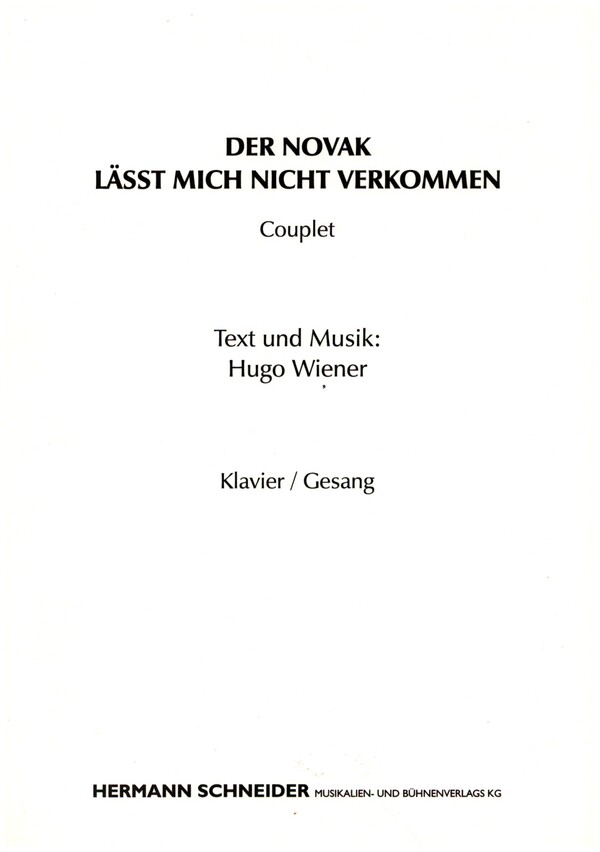 Der Novak lässt mich nicht verkommen 