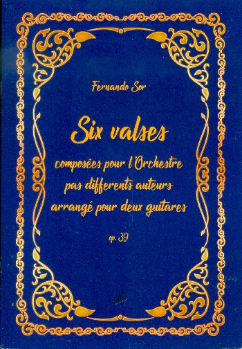 6 Valses op.39 pour orchestre