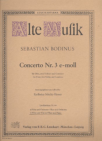 Konzert e-Moll Nr.3 für Flöte und Orchester