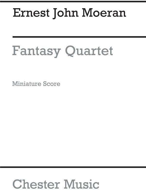 Fantasy Quartet study score