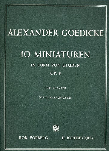 10 Miniaturen op.8