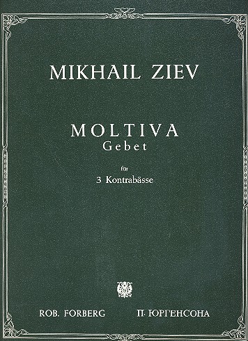 Moltiva Gebet für 3 Kontrabässe