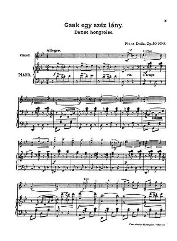 Ungarischer Tanz op.30,8