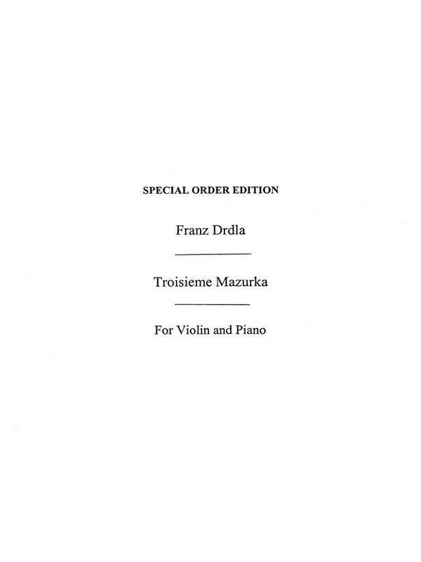 Mazurka A major no.3 op.24