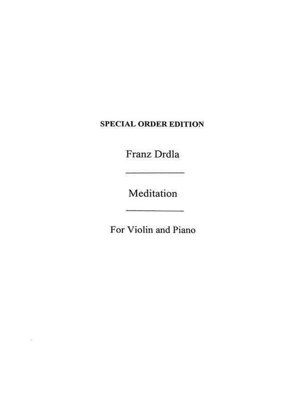 Meditation op.34,1