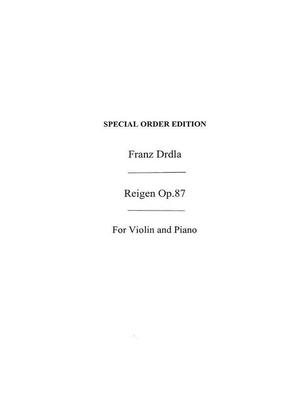 Reigen op.87